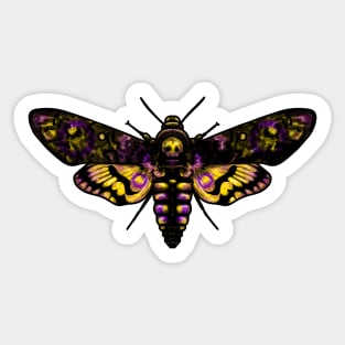 Intersex Moth Sticker